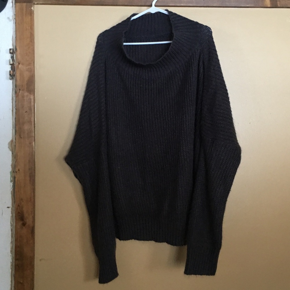 Oversized navy sweater